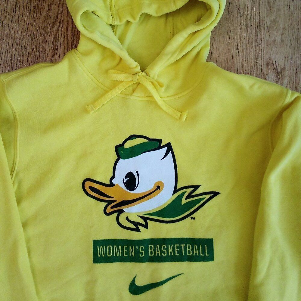 Vintage Y2K Nike Oregon Ducks Women Basketball Hoodie Sweatshirt